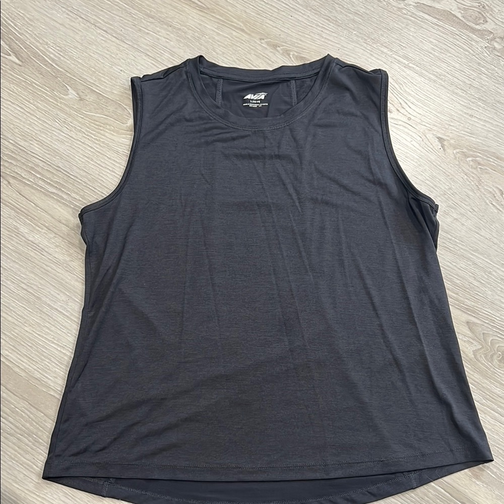 Avia Women's Gray/Black Sleeveless Top